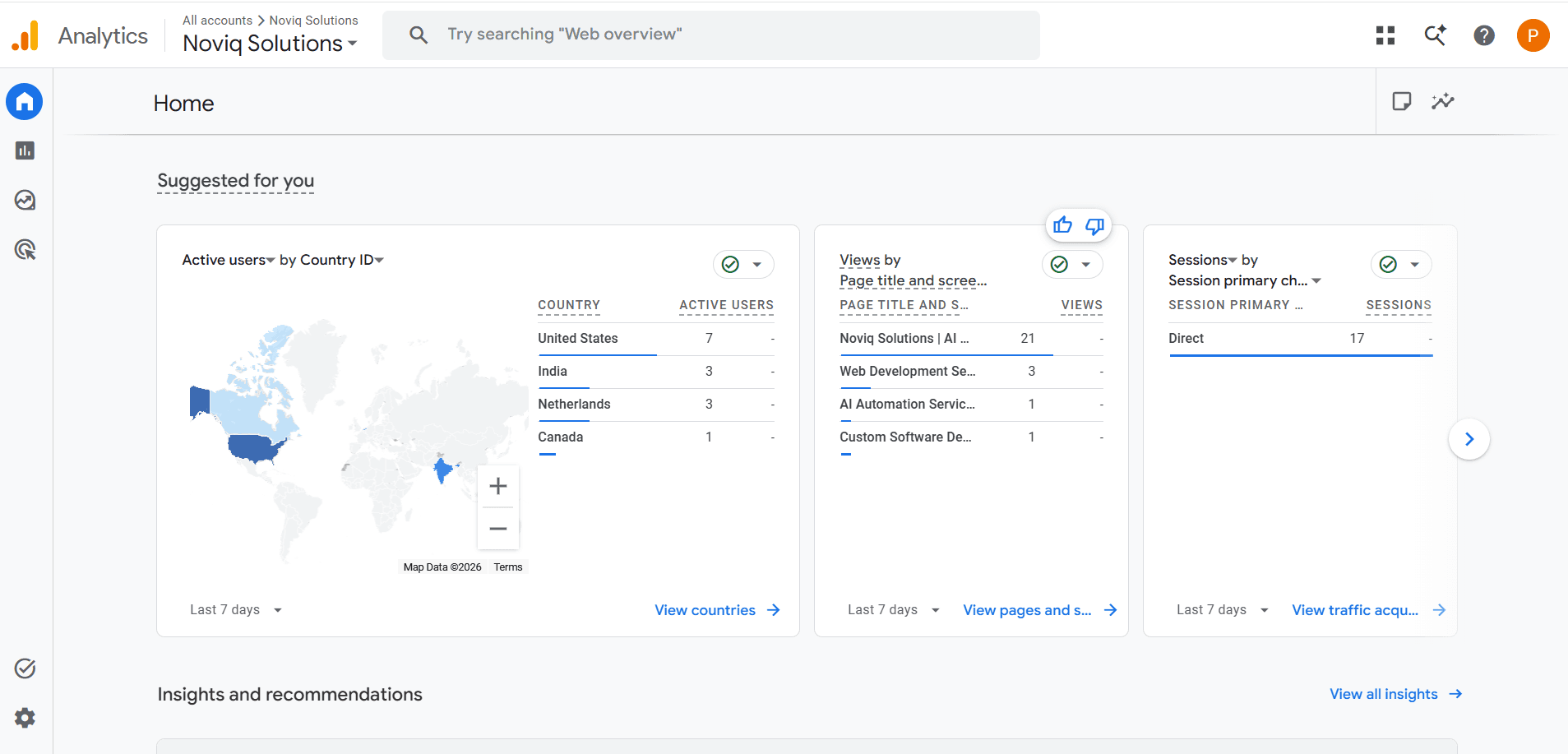 SEO analytics dashboard showing organic traffic and search ranking growth